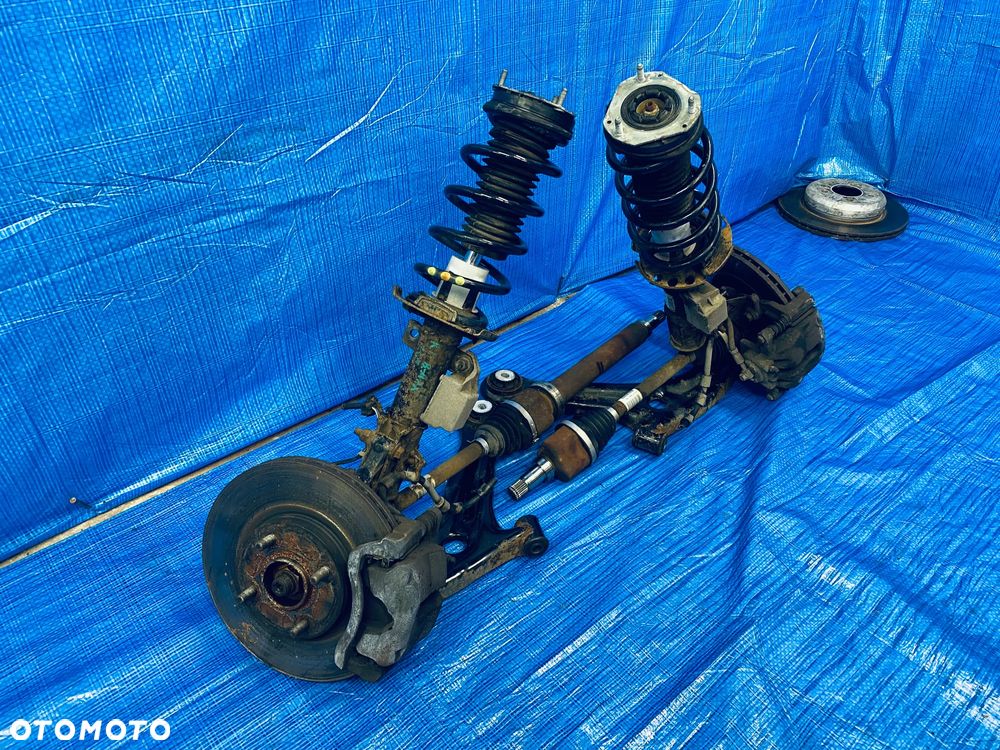 MCPHERSON ZAWIESZENIE ZWROTNICA LEWA PRAWA KOPYTO AMORTYZATOR WAHACZ PÓŁ OŚ PIASTA TARCZA ZACISK KOMPLET LEWY PRAWY PRZÓD PRZEDNIE FORD B-MAX 1.0 ECOBOOST 12-17R ORYGINAŁ - 4