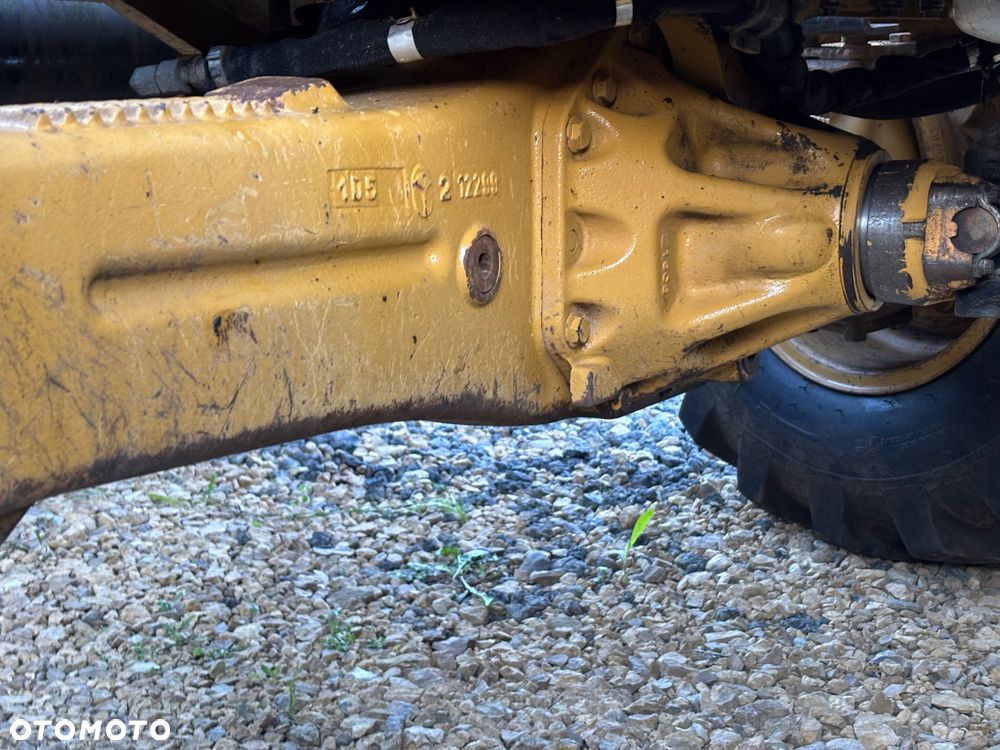 Caterpillar CAT 428D 2005r 4x4 koparko ładowarka teleskop widły rekin - 12
