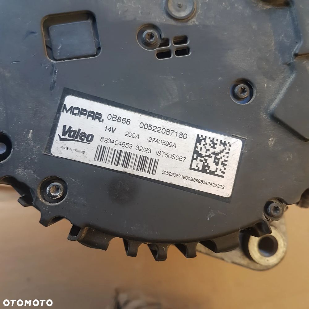 alternator mhev 1.0 mild hibrid mopar FIAT 500X panda III 500 tipo LANCIA YPSILON 200A 00522087180 00522041910 724013089 - 4