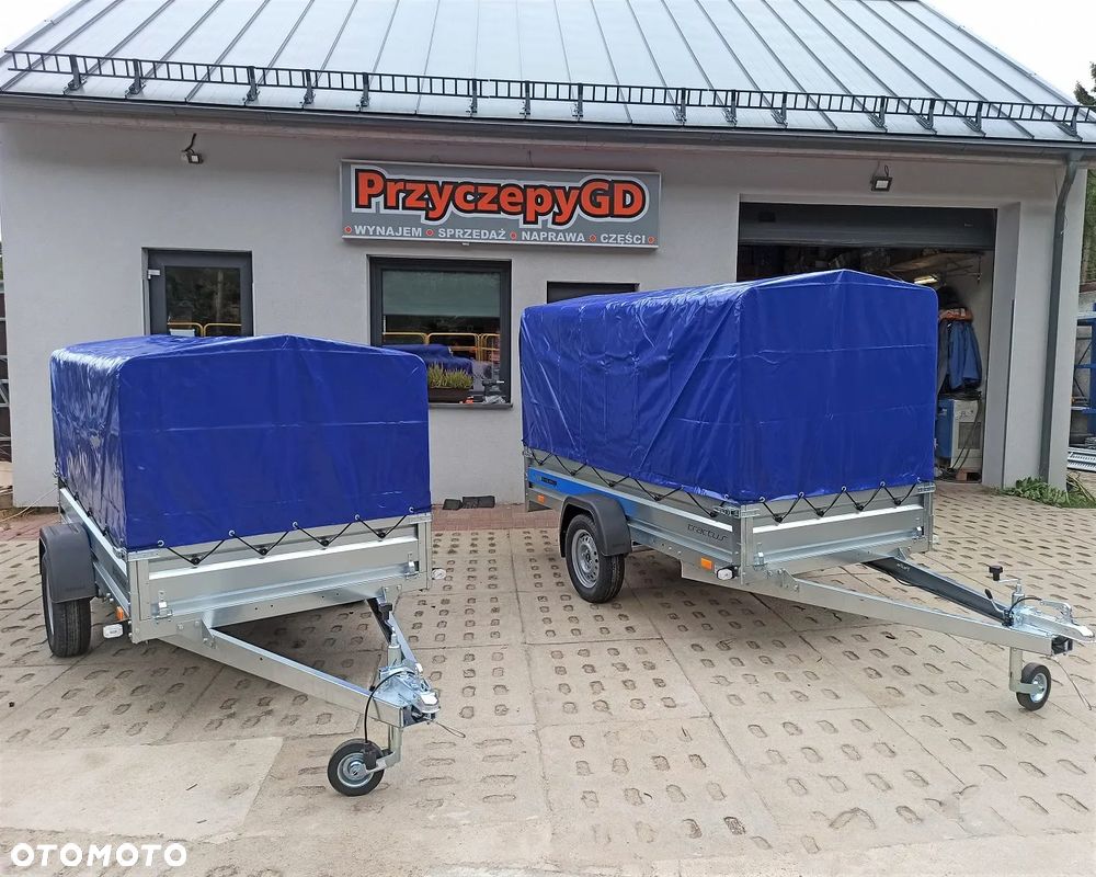 Faro Przyczepa TRACTUS 263x125 resor, uchylna, burty, MOCNA 750kg, DUŻY WYBÓR - 11