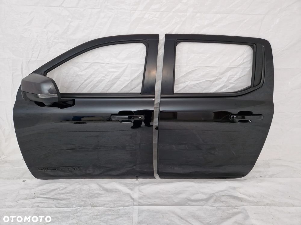 Ford Ranger VI Drzwi lewe tylne kompletne czarne Black-panther europa 24r - 2