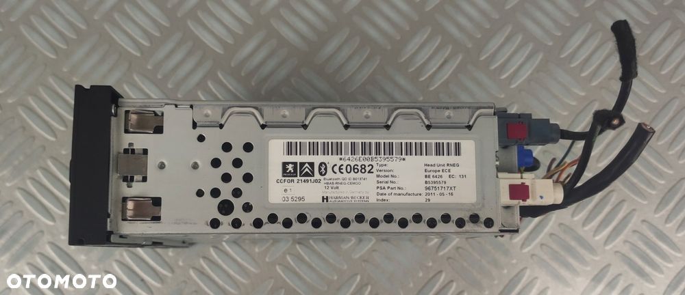 96751717XT radio fabryczne nawigacja CD GPS bluetooth PEUGEOT 3008 5008 308 - 3