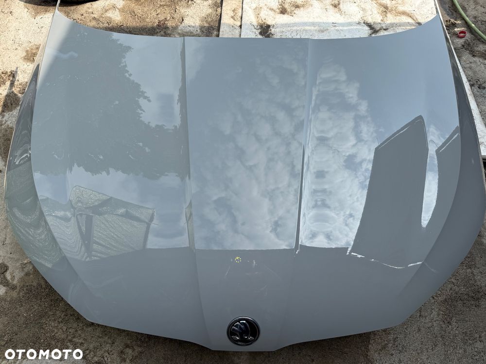 POKRYWA SILNIKA MASKA PRZÓD SKODA OCTAVIA IV 5E3 SZARA PASTELOWA - 27