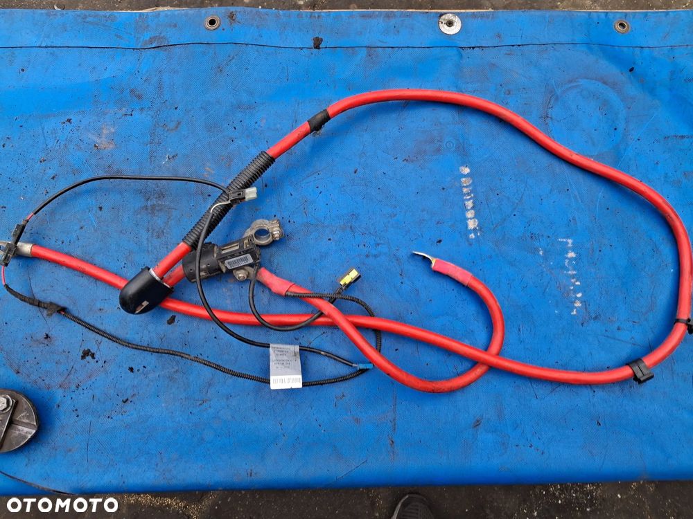 BMW E60 E61 Klema plusowa pirotechniczna przewód plusowy akumulatora - 2