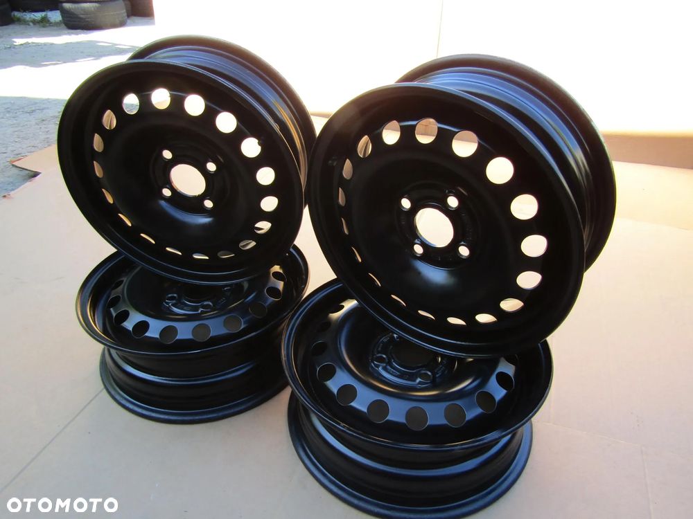4x Felgi Stalowe 14 VW UP Skoda Citigo Seat Mii 5 j 4x100 ET35 piasta 57,1 mm  / ORYGINALNE - 14