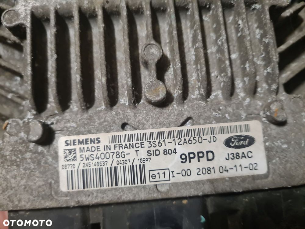 komputer silnika 3s61-12a650-jd fiesta 1.4 tdci - 2