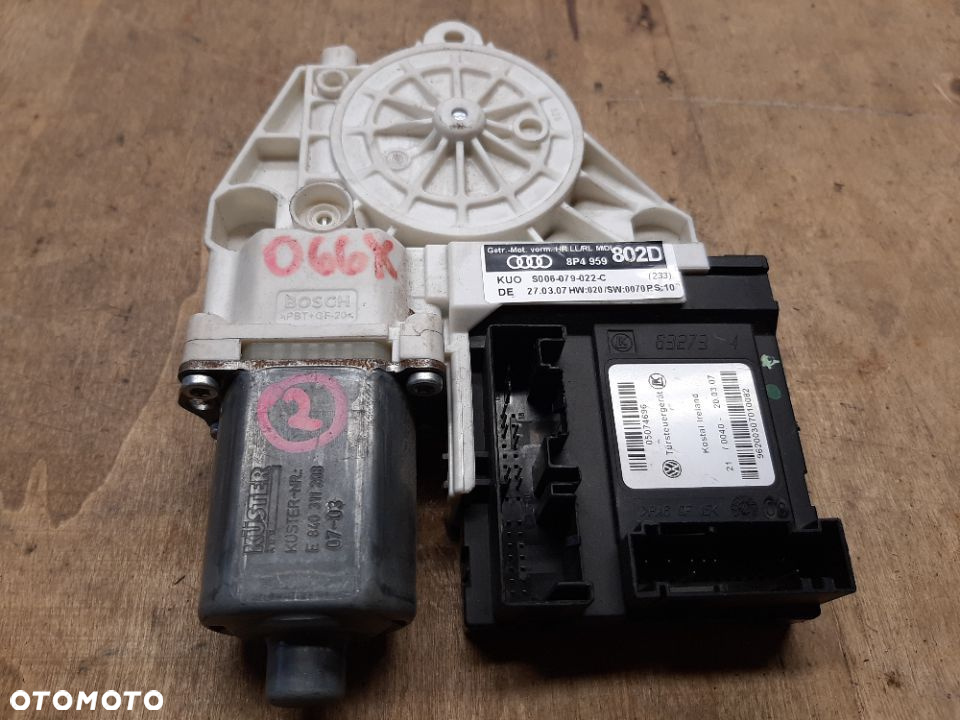 Silniczek Szyby Mechanizm Podnoszenia Szyby Prawy Tyl Audi A3 8P - 18