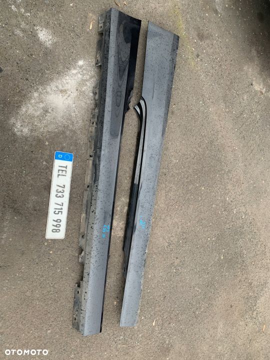 PRÓG NAKŁADKA PRAWY BLACK SAPPHIRE 475 BMW E92 E93 - 1