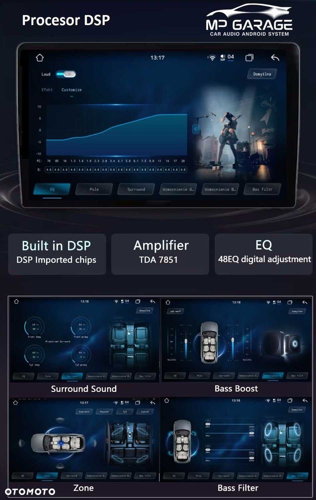 Radio Skoda Octavia 3 Android_14 4G LTE CarPlay/AndroidAuto DSP 10.1" Qled ! - 9