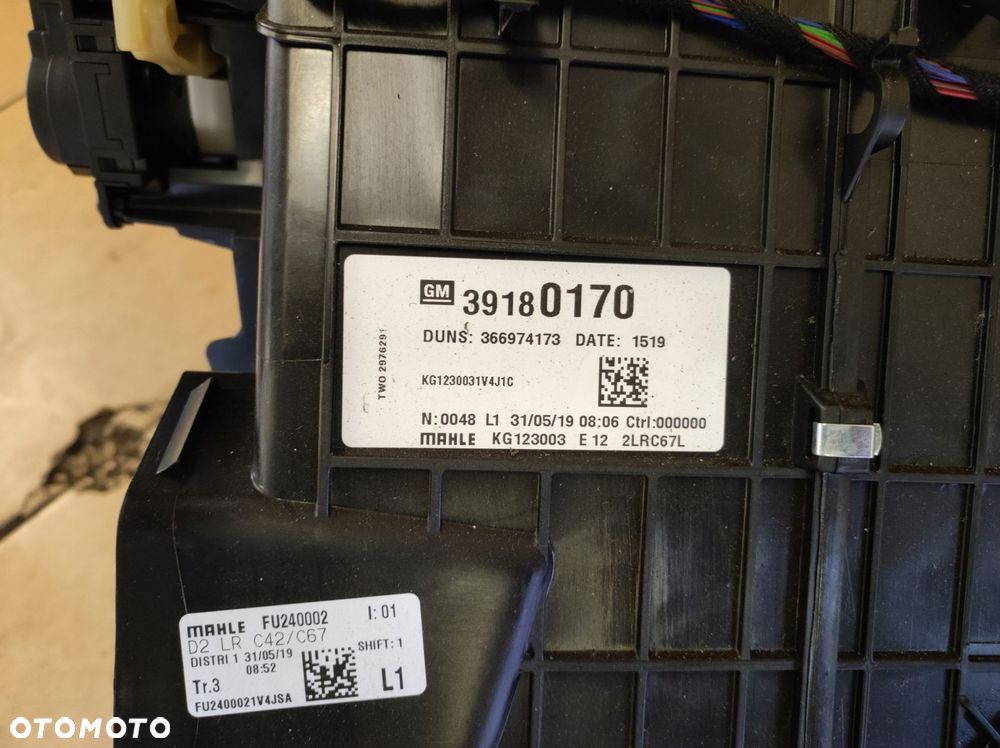 nagrzewnica kompletna astra k 5 v eu - 8