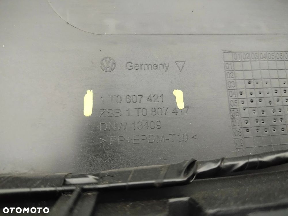 ZDERZAK TYL TYLNY PDC VW TOURAN I LIFT 2006R- LC9X 1T0807421 - 13