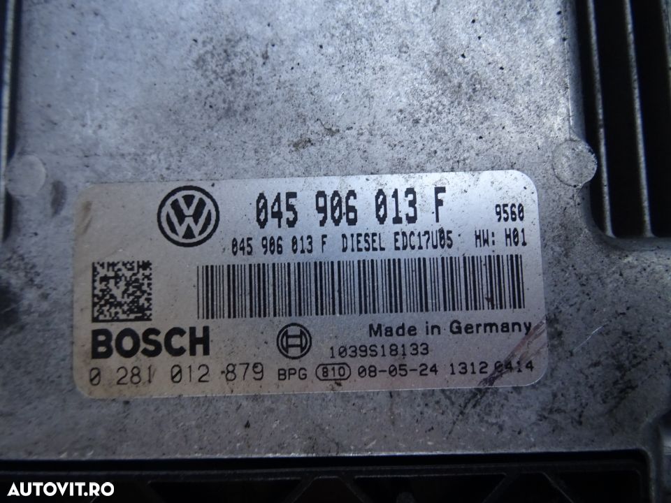 Calculator motor Volkswagen Polo 1.4 TDI BMS 80 CP din 2008 - 1