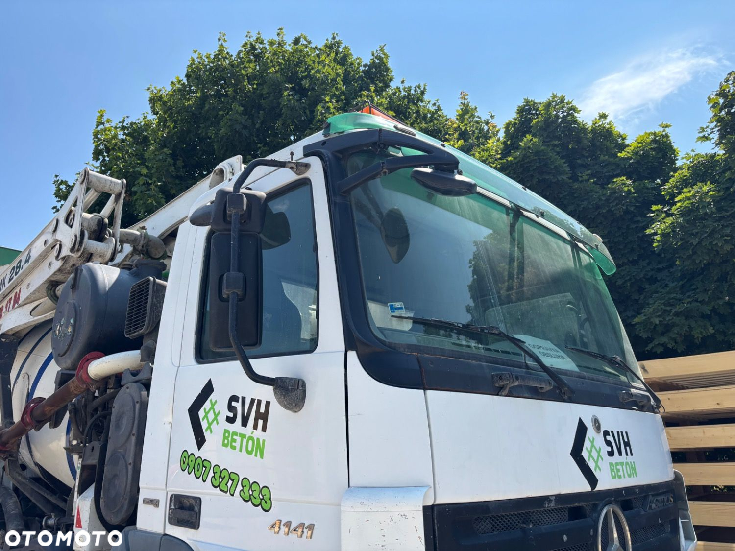 Versalift Actros 4141B 8X4 + Cifa Mk 28.4 - 38