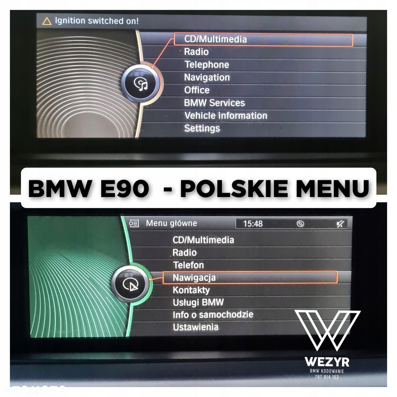 POLSKIE MENU BMW CIC CCC EVO NBT PL SPOLSZCZENIE - 3