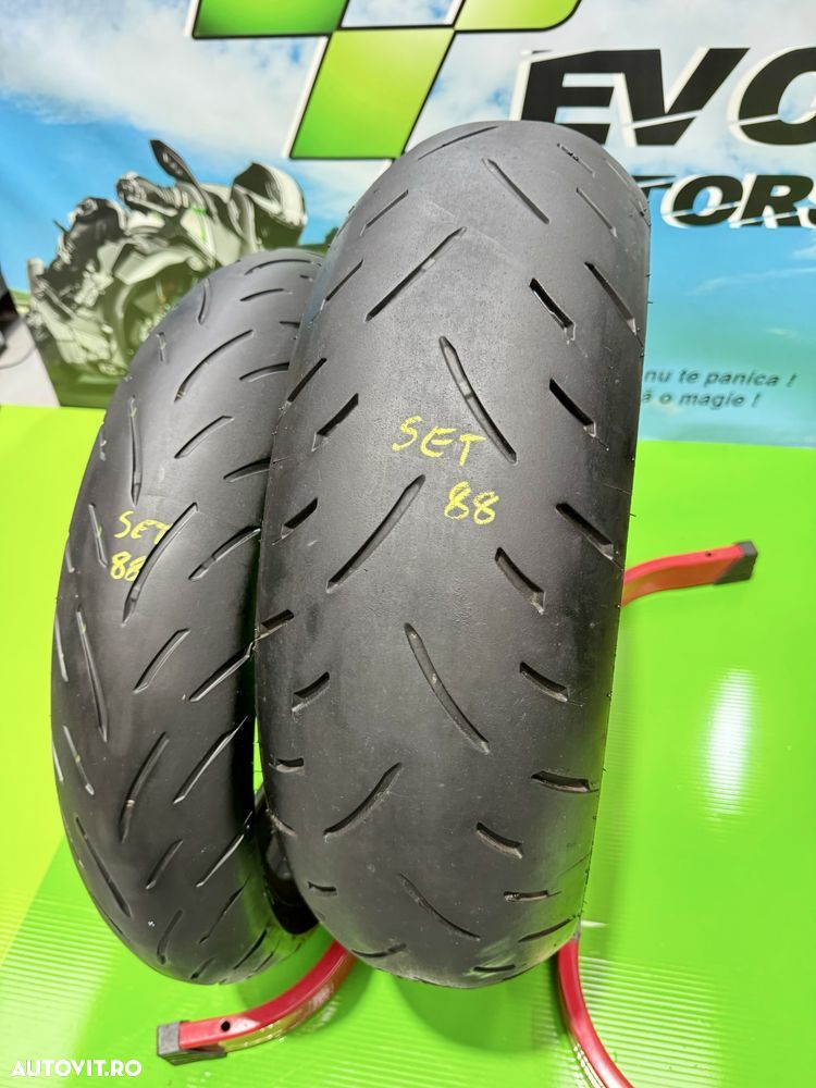 Set Anvelope Moto 120 70 17 si 180 55 17 Dunlop Gpr300 Set88 - 1
