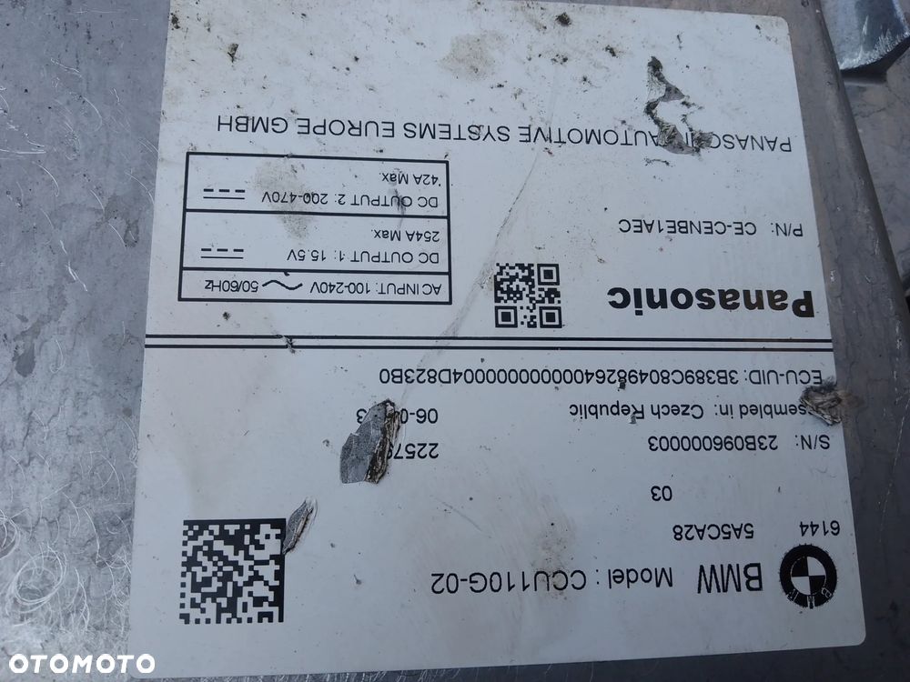 BMW i3 i4 iX G60 G70 U10 U11 STEROWNIK MODUŁ WYSOKIEGO NAPIĘCIA 5A5CA28 - 7