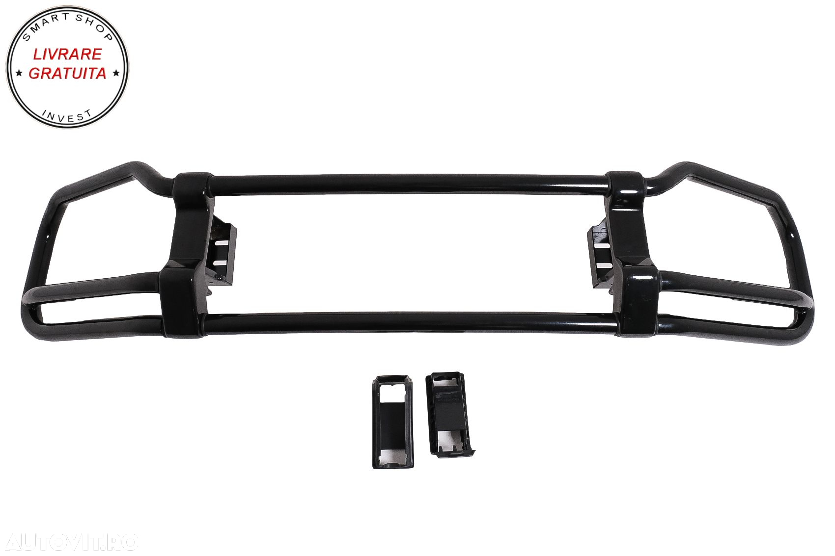 BullBar Bare Protectie Mercedes G-Class Facelift W463 W464 G63 (2018-) Negru Lucio- livrare gratuita - 5