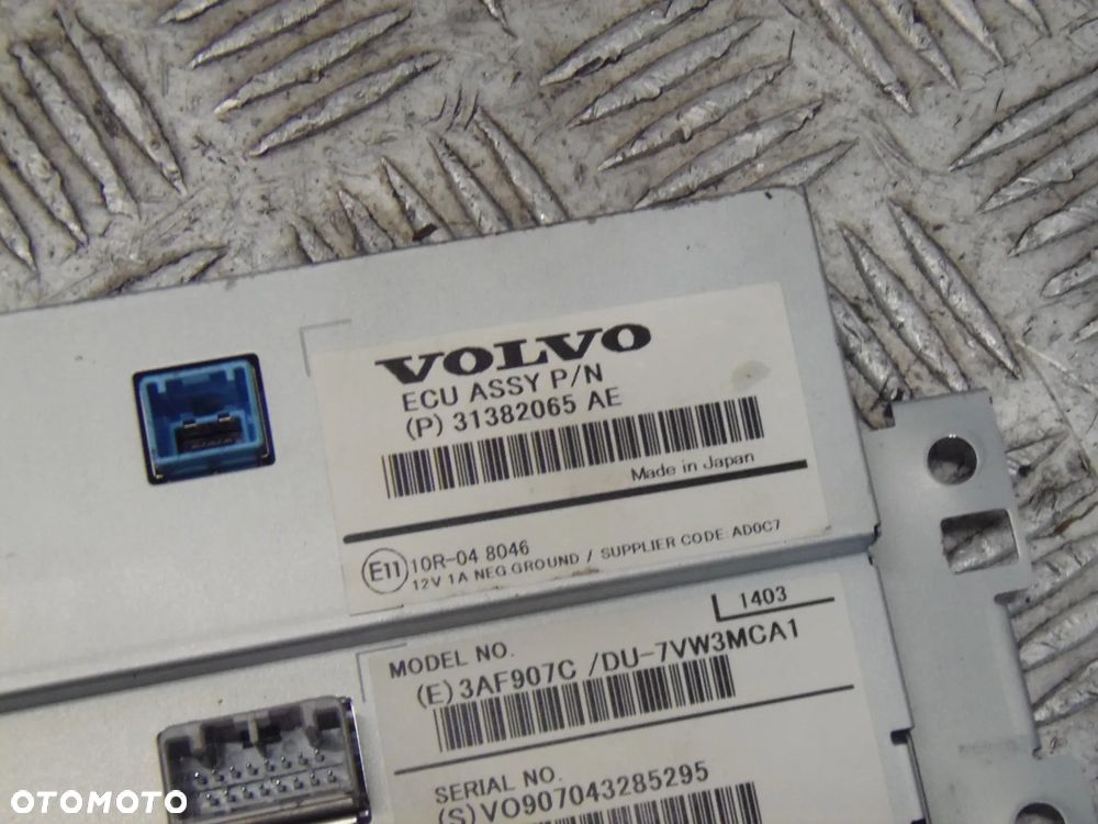 WYŚWIETLACZ EKRAN NAWIGACJI GPS 31382065 VOLVO S60 II 2016 LIFT - 3