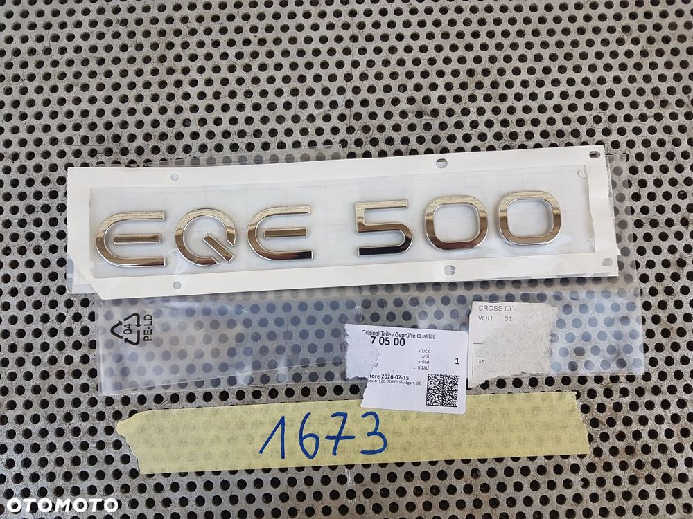 Mercedes W295 V295 EQE Emblemat Klapy Tył 4MATIC EQE500 - 5