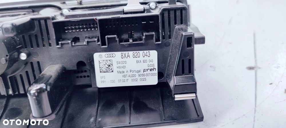 PANEL KLIMATRONIK AUDI A1 8X LIFT 8XA820043 - 5