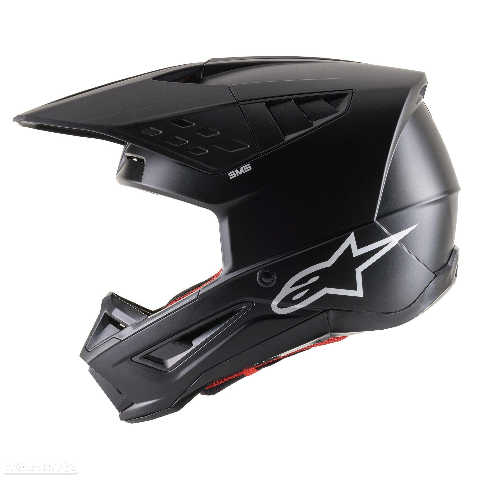 alpinestars capacete s-m5 solid 8303021 - 8