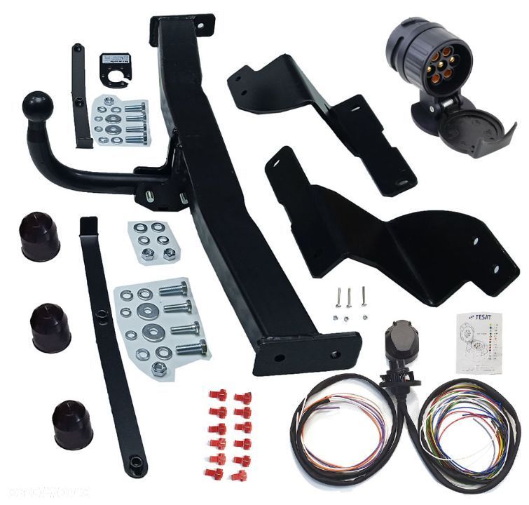 HAK HOLOWNICZY + WIĄZKA +GNIAZDO 13PIN FORD FOCUS MK2 KOMBI II 2005-2011 - 3