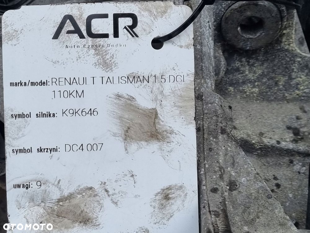 AUTOMATYCZNA SKRZYNIA BIEGÓW Renault Kadjar 1.5 DCI _ automat DC4007 - 14