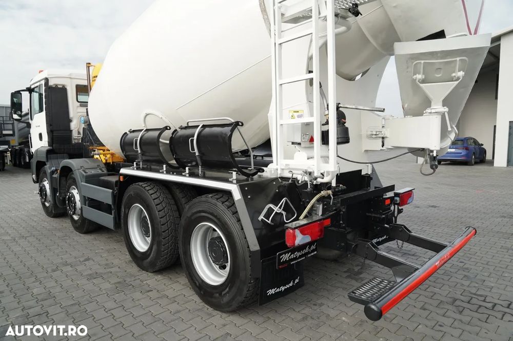 MAN TGS 32.400 / 8x4 / BETONIERĂ SCHWING STETTER / BETONIERĂ 9M3 / CAMERĂ VEDERE SPATE - 10