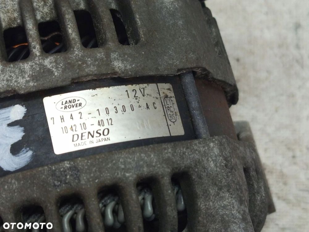 ALTERNATOR RANGE ROVER SPORT L322 3.6 TDV8 L320 VOGUE 7H42-10300-AC - 6