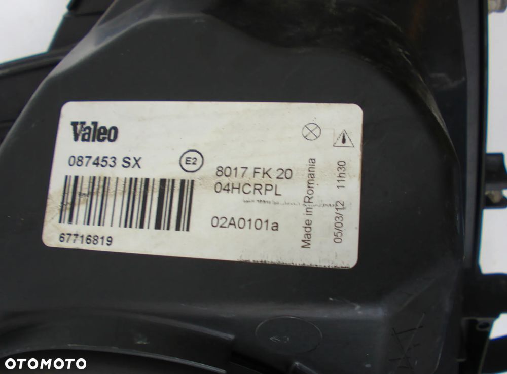 Opel Zafira A Lampa Przód Lewa Prawa Strona - 6