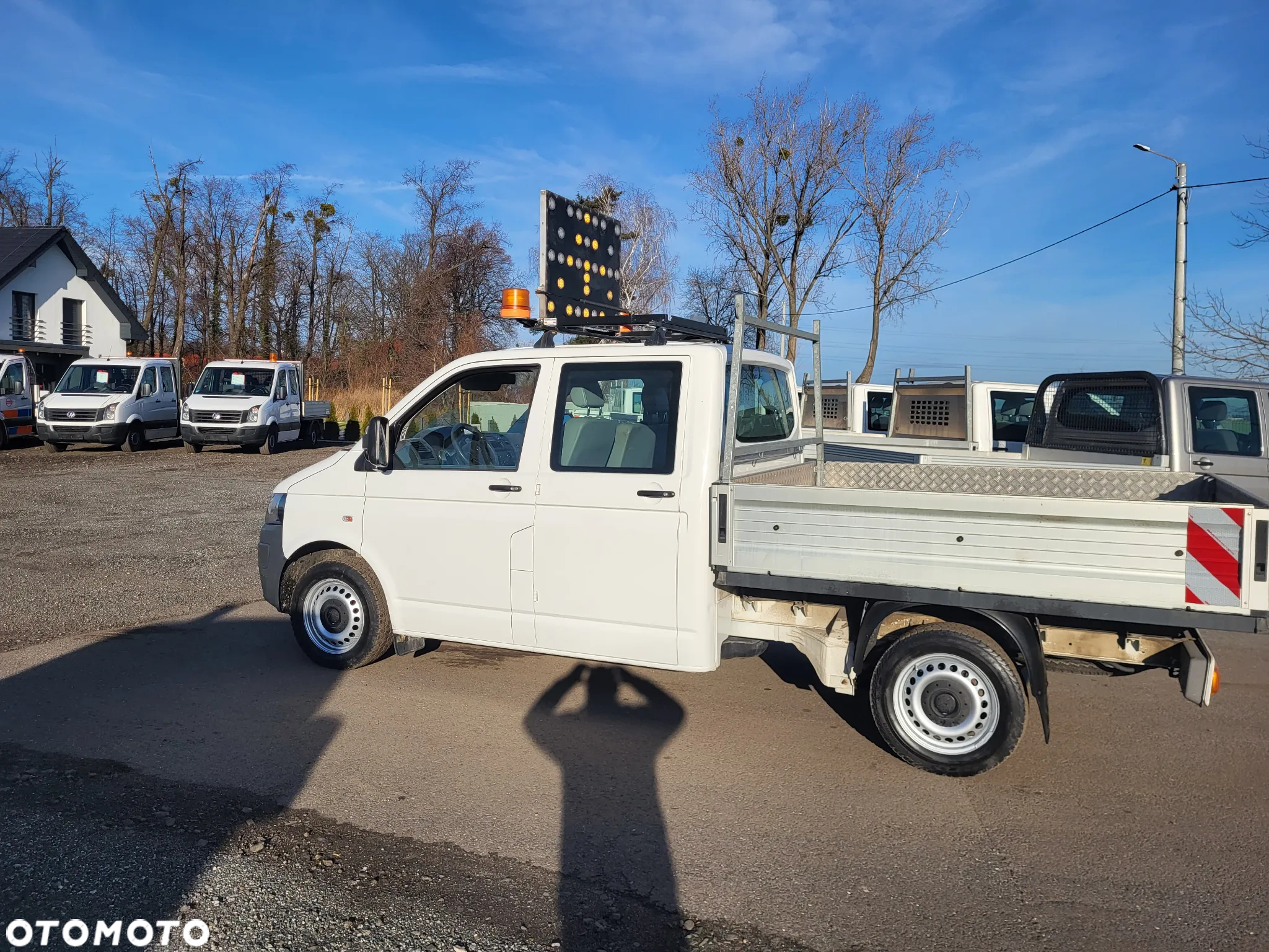 Volkswagen Transporter t5 lift doka super stan klima tablica świetlna - 13