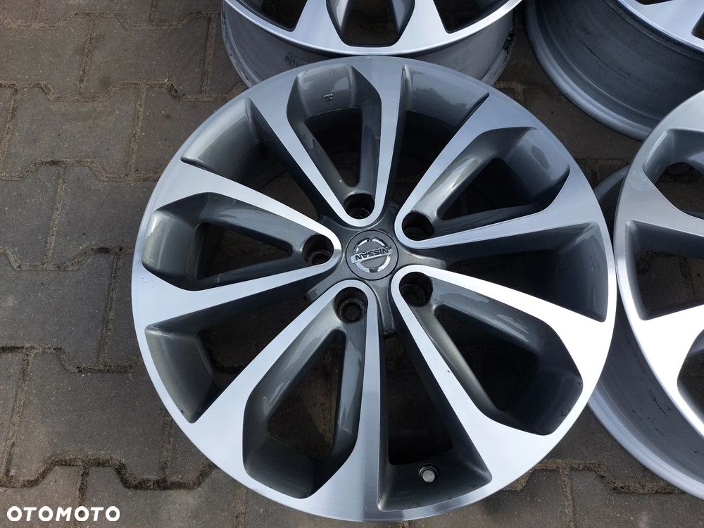 NISSAN QASHQAI J10 J11 FELGI ALUMINIOWE R18 6.5J ET40 5X114.3 ORYGINAŁ PROSTE ! - 2
