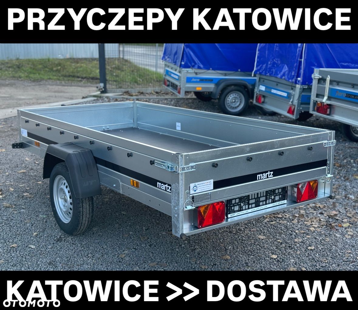 Martz Basic 264x126x30 WYPRZEDAŻ Przyczepka samochodowa Martz Basic pod płytę OSB - 1