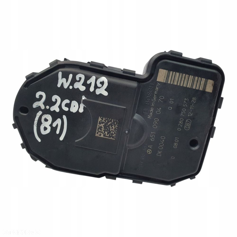 PRZEPUSTNICA Mercedes W208 W204 W212 2.2 CDI A6510900470 0280750573 - 7