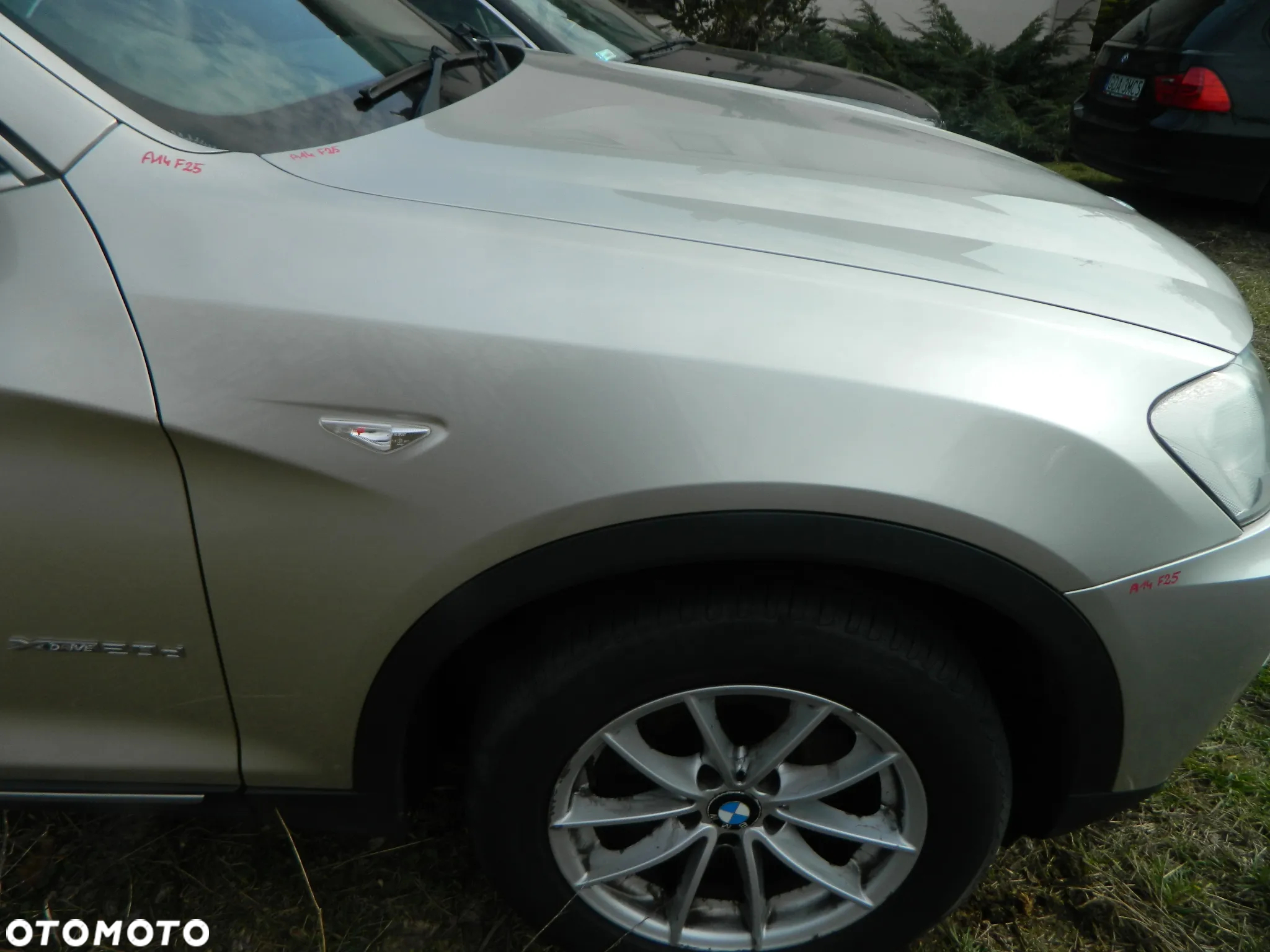BMW X3 F25 A14 MINERALSILBER NA CZĘŚCI - 14
