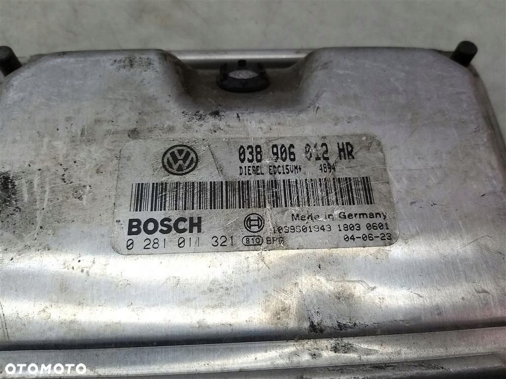Komputer sterownik silnika Skoda Fabia I 1,9 SDI 0281011321 038906012HR - 2