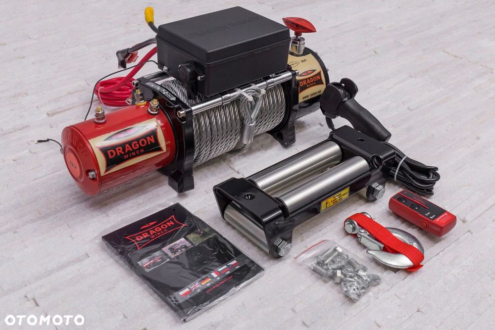 dragon winch wyciągarka dwm12000 hd lina stalowa - 5