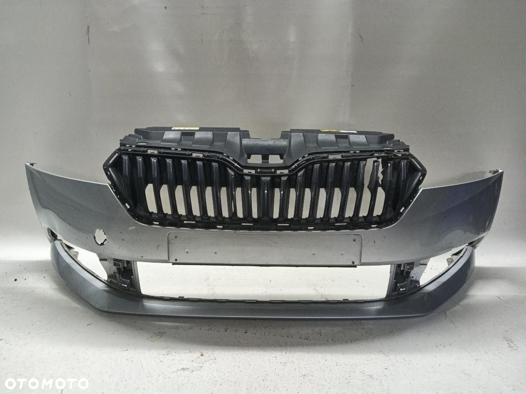 ZDERZAK PRZÓD PRZEDNI SKODA FABIA LIFT 6V0807221F - 1
