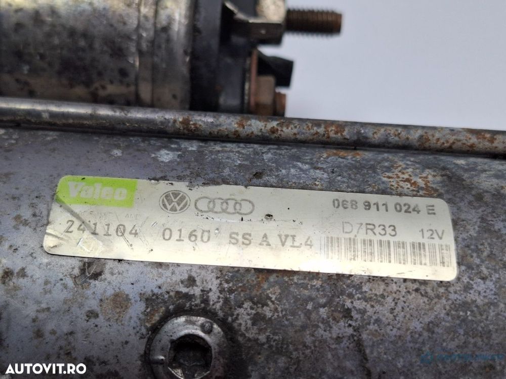 Electromotor SKODA SUPERB 3U4 2001 - 2008 TDI AVF, AWX 068911024E - 3