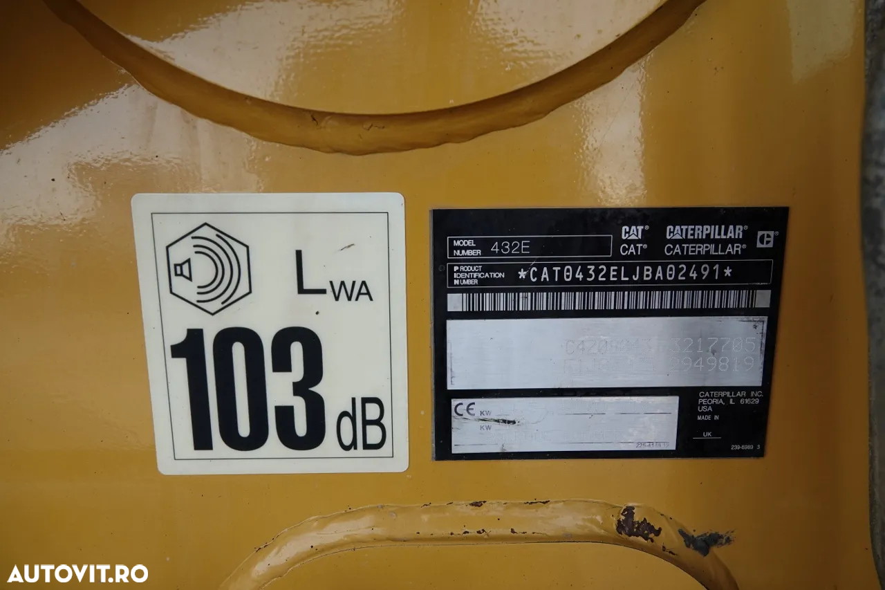 Cat 432E / BULDOEXCAVATOR / 2012 / AER CONDITIONAT / SET DE GALETE - 35