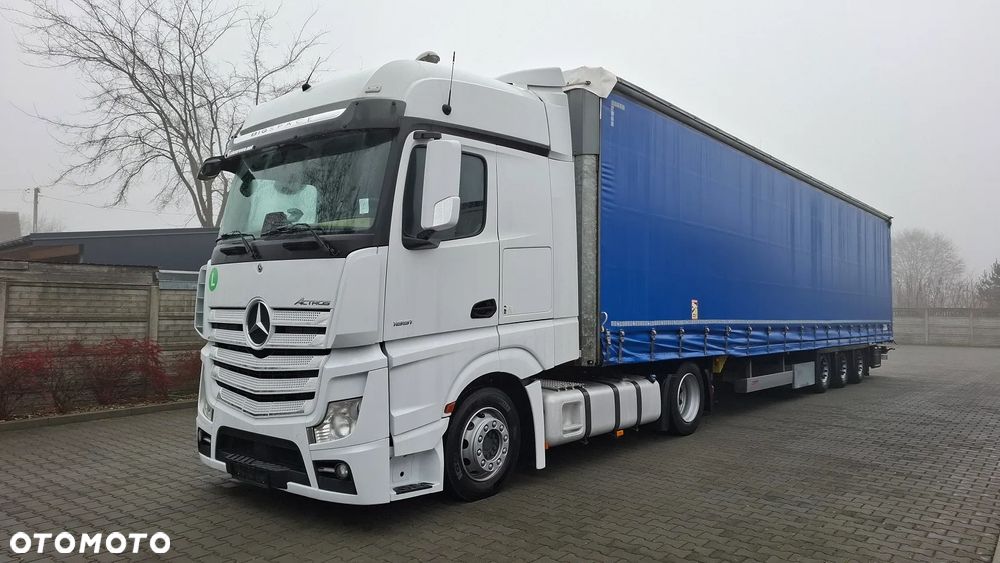 Mercedes-Benz ACTROS 1851 / LOW DECK + SCHMITZ VARIOS / ZESTAW MEGA