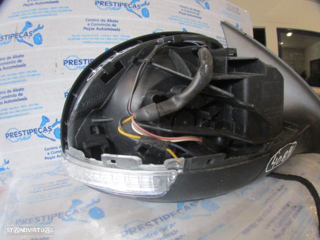 Espelho 5N1857502AG VW TIGUAN 5N 2009 2.0TDI 140CV 5P PRETO DRT ELETRICO COM PISCA 6 PINOS Sem Capa - 3