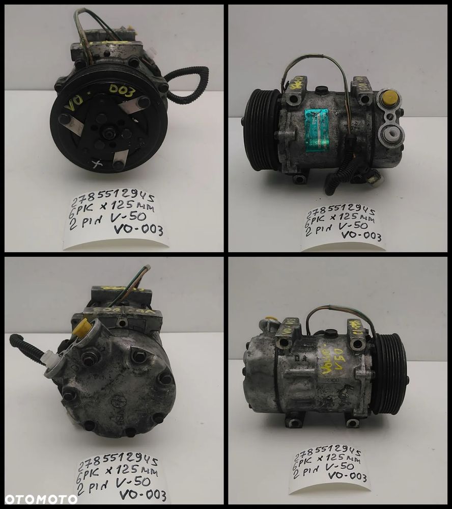 FORD VOLVO FO-047 -> VO-001 -> SPRĘŻARKA KOMPRESOR KLIMATYZACJI AUKCJA (3/3) - 5