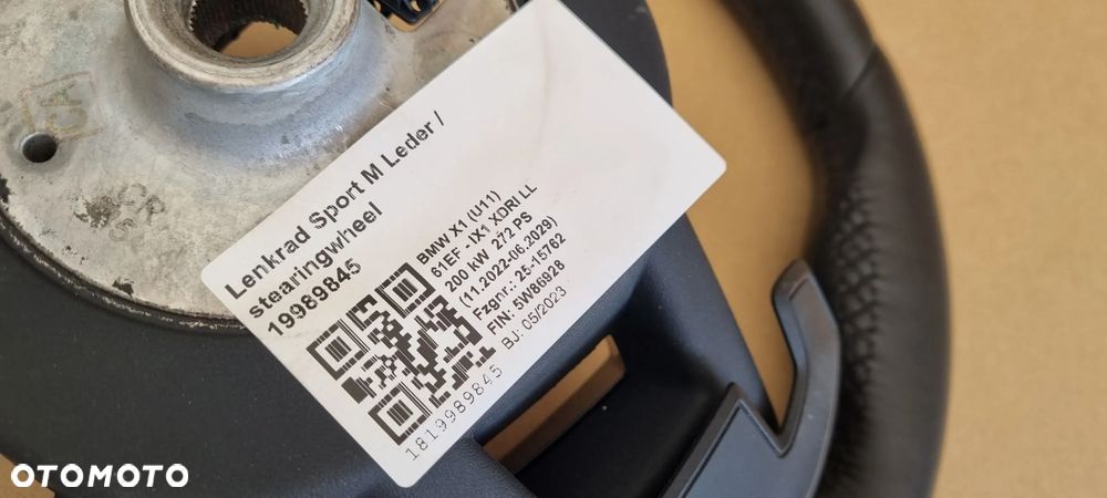 BMW X1 U11 M-PAKIET 2022- Kierownica Skóra Oryginał - 21