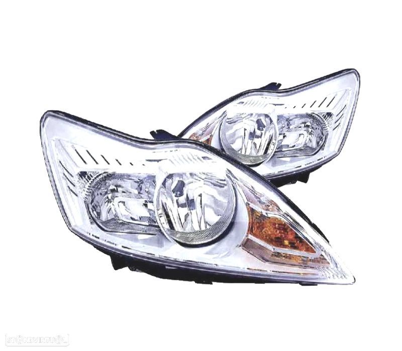 FARÓIS OPTICAS FORD FOCUS III 08-10 - 1