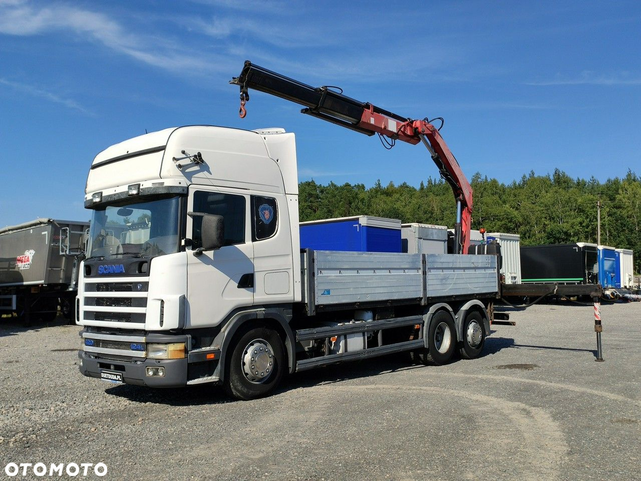 Scania 124L 420 6x2 Retarder HDS FASSI F170 Budowlanka - 2