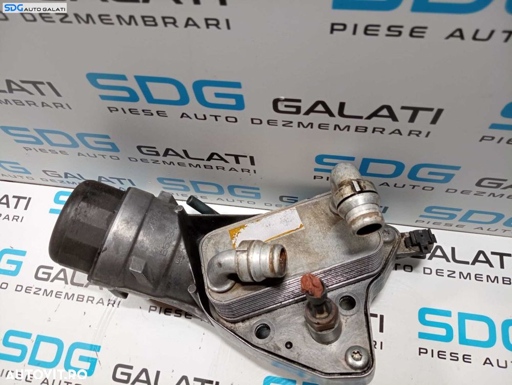 Radiator Racitor Ulei Termoflot cu Carcasa Suport Filtru Ulei Lancia Delta 1.6 JTD 2008 - 2014 Cod 55208625 [2775] - 5