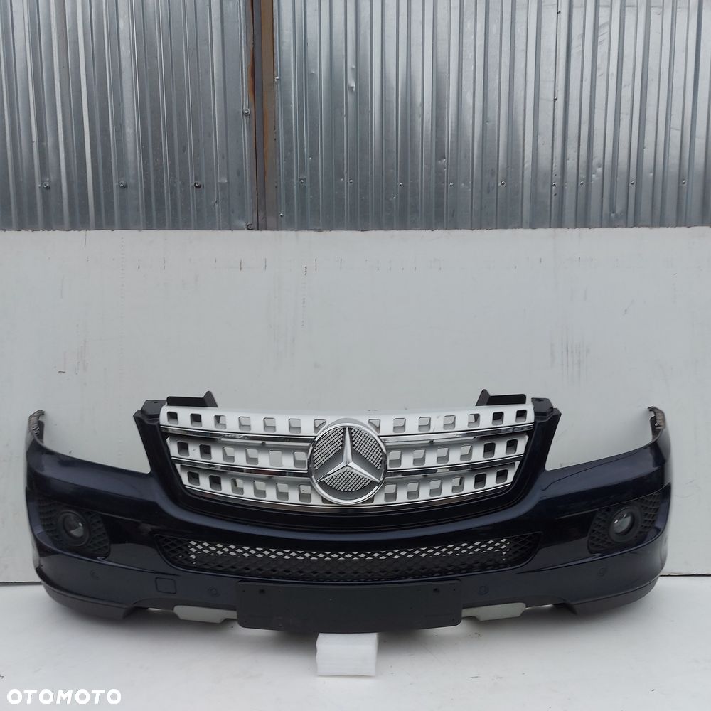 ZDERZAK PRZOD PRZEDNI KOMPLETNY MERCEDES ML W164 ORYGINAL DEMONTAZ ATRAPA GRILL KRATKI HALOGENY - 2