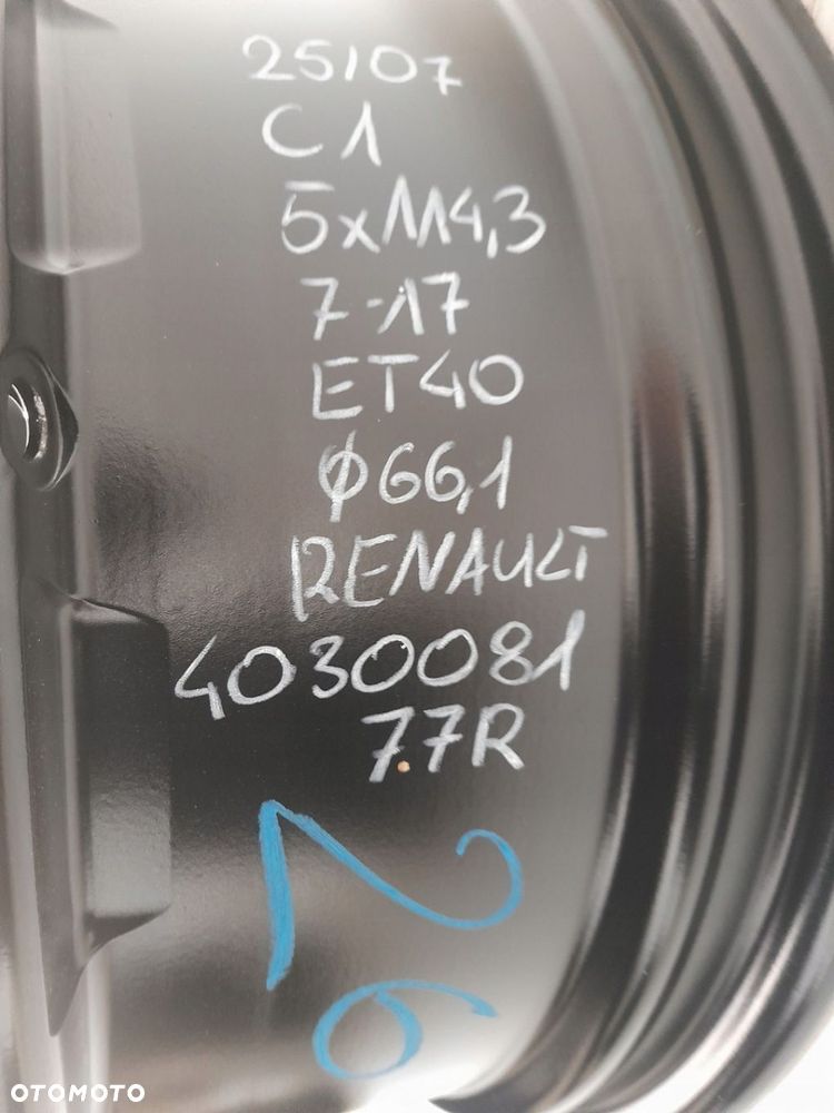 Felgi aluminiowe Renault OE 403008177R 7.0" x 17" 5x114,3 ET40 - 6