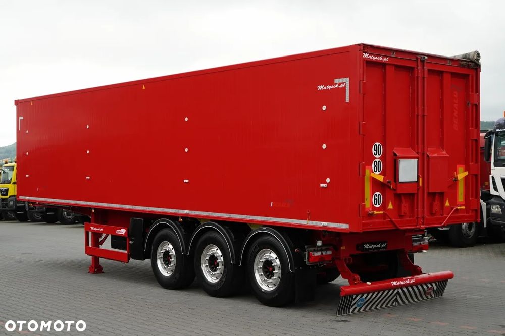 Benalu WYWROTKA 56 m3 / ALUMINIOWA / OŚ PODNOSZONA / SAF / ALUFELGI / - 5